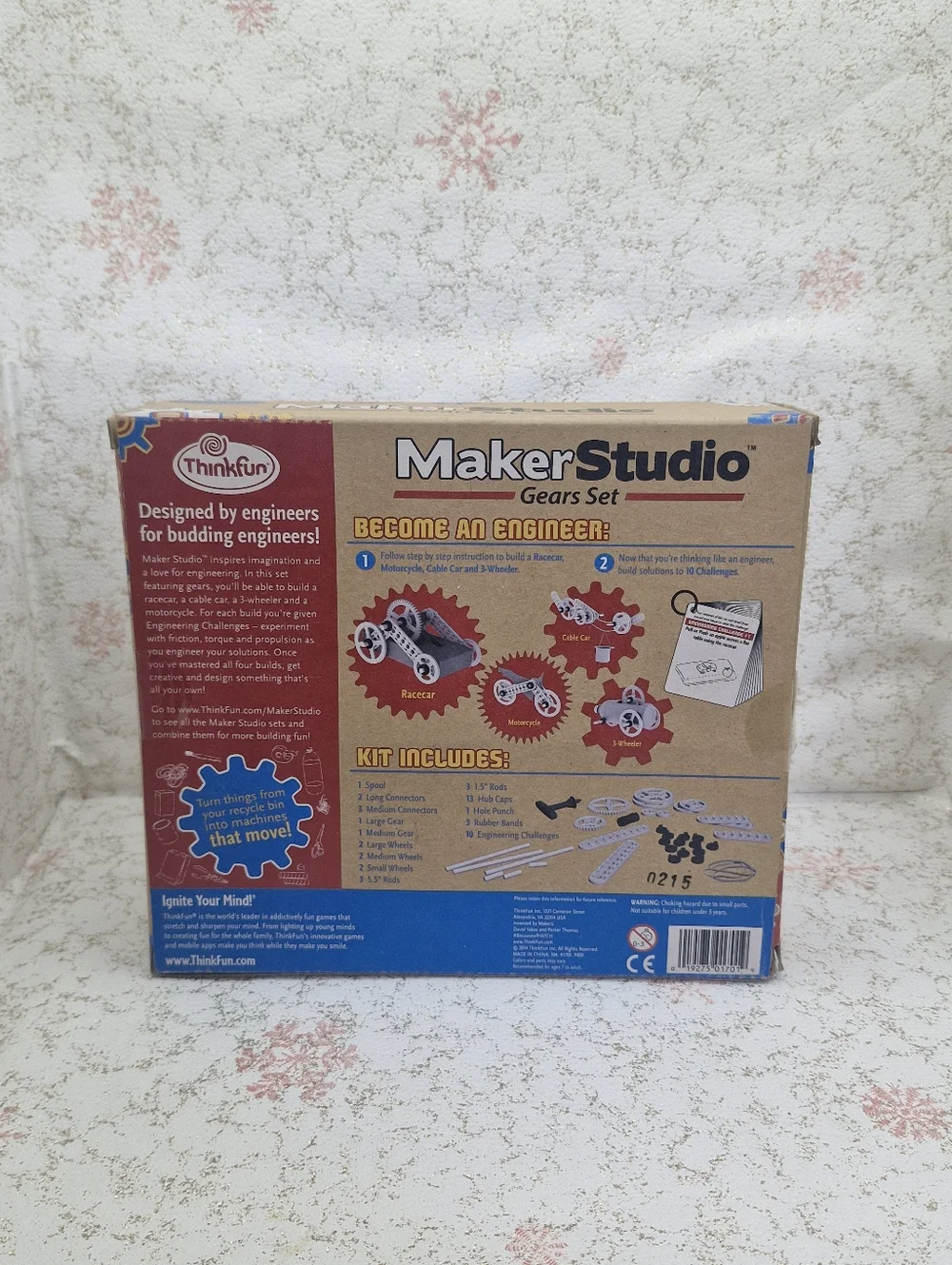ThinkFun MakerStudio Gears Set STEM Building Kit - Picture 2 of 3